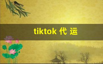tiktok 代 运营_tiktok成功